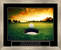 Frustration - Golf Ball Fine Art Print