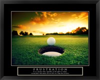 Frustration - Golf Ball Fine Art Print
