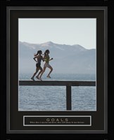 Goals - Joggers Fine Art Print