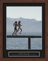 Goals - Joggers Fine Art Print