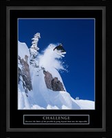 Challenge - Skier Fine Art Print
