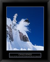 Challenge - Skier Fine Art Print