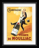 Champagne Vicomte De Moulliac Fine Art Print