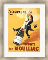 Champagne Vicomte De Moulliac Fine Art Print