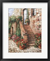 Stone Stairway, Perugia Fine Art Print