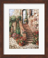 Stone Stairway, Perugia Fine Art Print