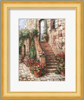 Stone Stairway, Perugia Fine Art Print