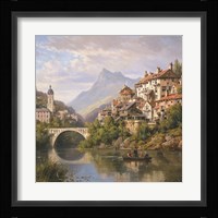 Riverside Village II Fine Art Print