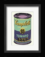 Campbell's Soup Can, 1965 (green & purple) Framed Print