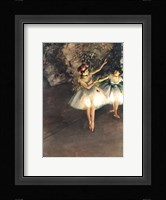 Two Dancers on a Stage Fine Art Print
