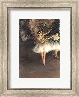 Two Dancers on a Stage Fine Art Print
