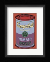 Campbell's Soup Can, 1965 (blue & purple) Framed Print