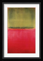 Green, Red, on Orange Fine Art Print