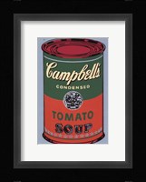 Campbell's Soup Can, 1965 (green & red) Framed Print
