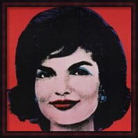 Jackie, 1964 (Red Background) Fine Art Print