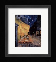 The Cafe Terrace on the Place du Forum, Arles, at Night, c.1888 Fine Art Print