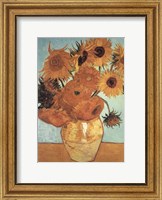 Sunflower on Blue, c.1888 Fine Art Print