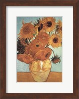 Sunflower on Blue, c.1888 Fine Art Print