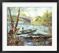 A Fisherman in His Boat Fine Art Print