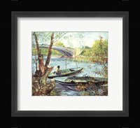 A Fisherman in His Boat Fine Art Print
