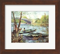 A Fisherman in His Boat Fine Art Print