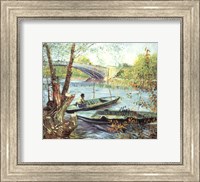 A Fisherman in His Boat Fine Art Print