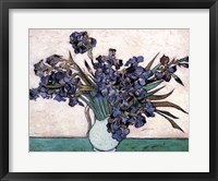 Irises in Vase, c.1890 Fine Art Print