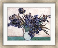 Irises in Vase, c.1890 Fine Art Print