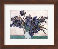 Irises in Vase, c.1890 Fine Art Print