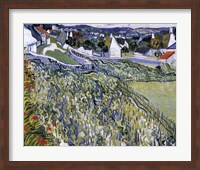 Vineyards at Auvers, c.1890 Fine Art Print