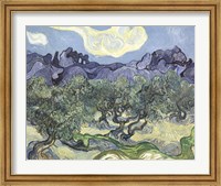 The Olive Trees, c.1889 (blue & green) Fine Art Print