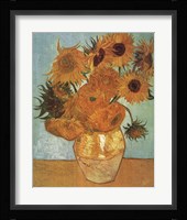 Vase with Twelve Sunflowers, c.1888 Fine Art Print