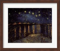 Starry Night over the Rhone, c.1888 Fine Art Print