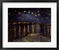 Starry Night over the Rhone, c.1888 Fine Art Print