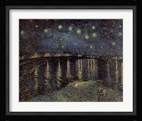 Starry Night over the Rhone, c.1888 Framed Print