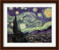 The Starry Night, c.1889 Fine Art Print