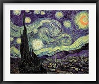 The Starry Night, c.1889 Fine Art Print