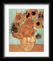 Vase with Twelve Sunflowers, c.1888 Fine Art Print
