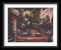 Courtyard in New Orleans I Fine Art Print