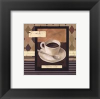 Drinking Mocha Coffee Framed Print