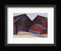 Ends of Barns, 1922 Fine Art Print