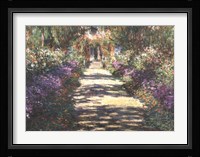 Garden at Giverny Fine Art Print