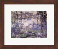Water Lilies and Willow Branches, c.1917 Fine Art Print