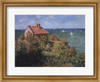 Fisherman's Cottage on the Cliffs at Varengeville, 1882 Fine Art Print