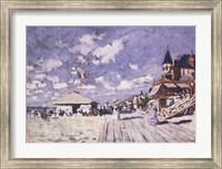 Sur les planches de Trouville Fine Art Print