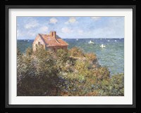 Fisherman's Cottage on the Cliffs at Varengeville, 1882 Fine Art Print
