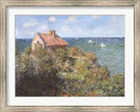 Fisherman's Cottage on the Cliffs at Varengeville, 1882 Fine Art Print