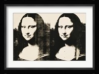 Double Mona Lisa, c.1963 Framed Print