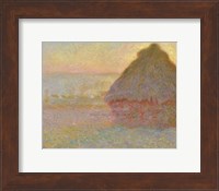 Grainstack (Sunset), 1891 Fine Art Print