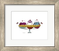 Ice Cream Dessert, c.1959 (3 scoop) Fine Art Print